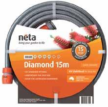 Neta s range of hoses is designed specifically for the Australian garden. Make sure your customers are ready for every season with the Neta garden hose range.