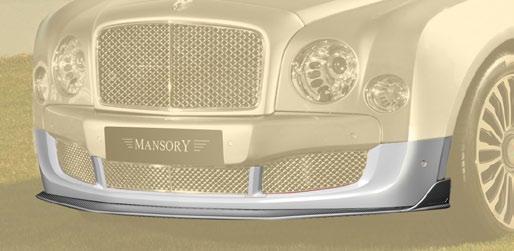 skirts lip 2 parts set - left & right visible carbon fibre glossy* with logo