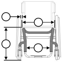 References A. Seat Width See Diagram 1 Measured from outside of frame tube on one side to outside of frame tube on other side. Diagram 1 B.