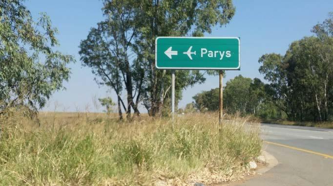 SERVICES AVIATION DISTRIBUTION SERVICES PARYS AIRFIELD On 1 March 2016 we announced that we assumed control of the management of fuel at Parys Airfield.