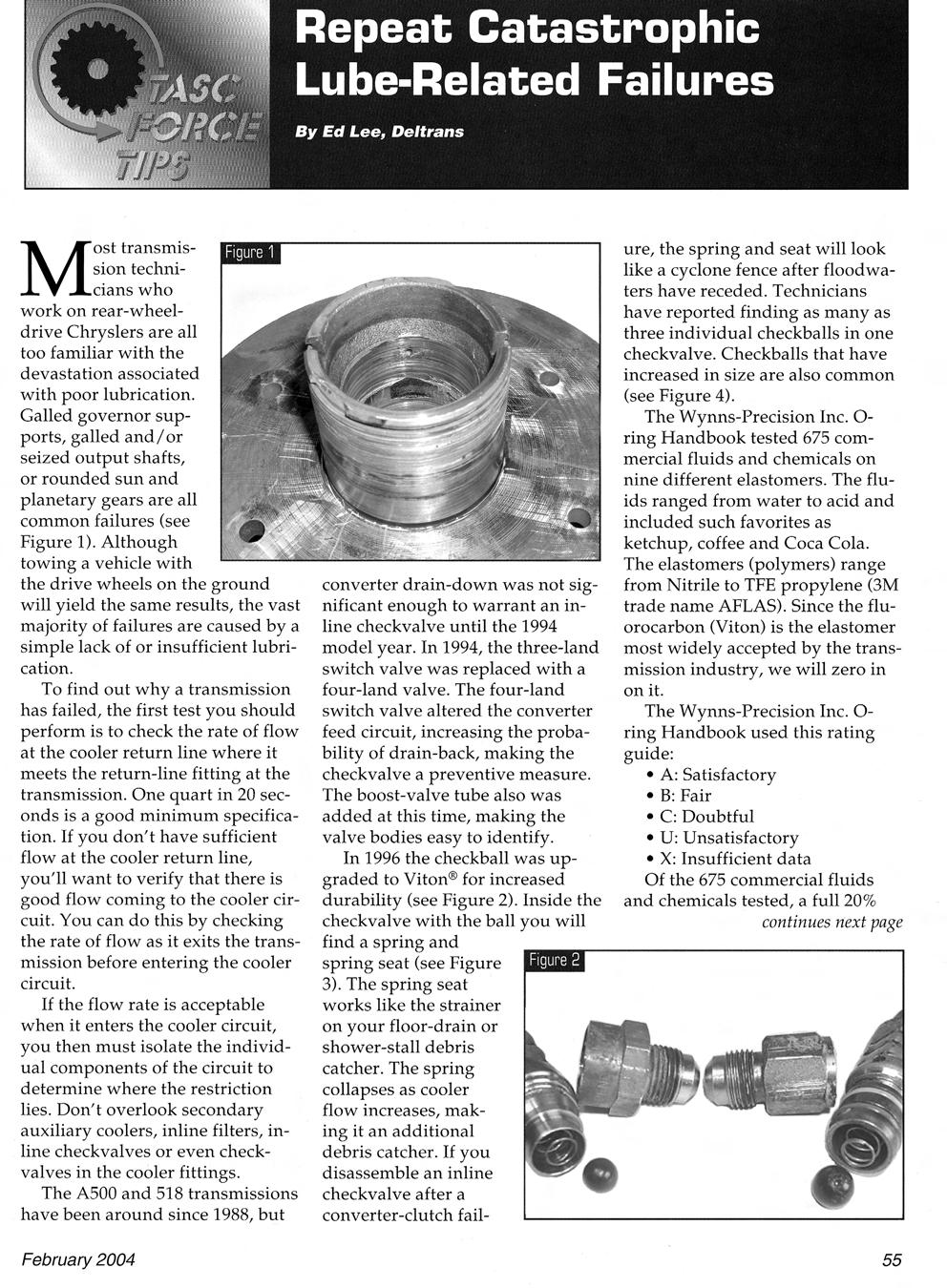 TASC Force Tech Tips Article, February 2004 Transmission Digest