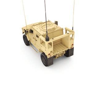 M-ATV STANDARD WHEEL BASE VARIANTS 13 LIGHT (LXT) CONFIGURATION Fully protected crew capsule Integrated blast protection TAK-4 independent suspension system Durable design for reliable off-road