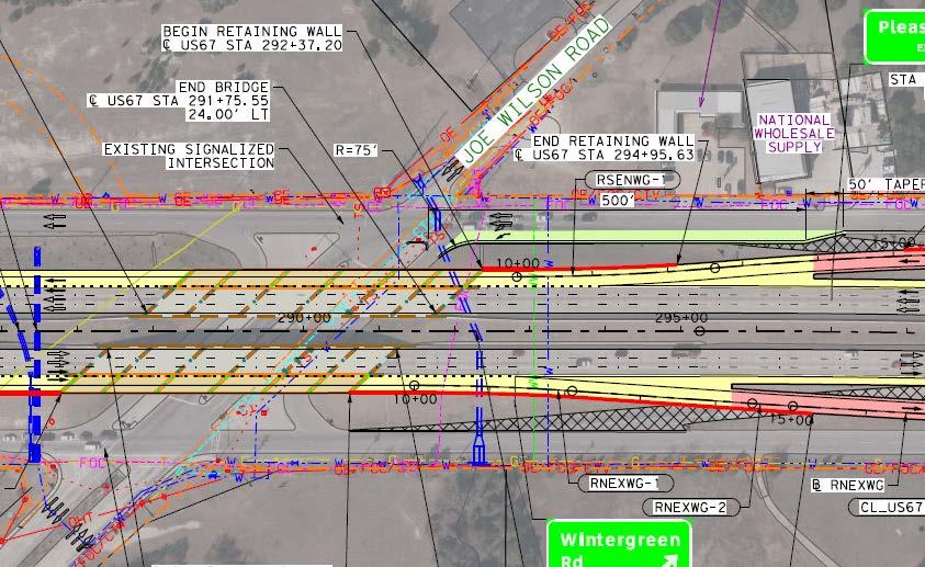 Proposed Intersection Improvements Left