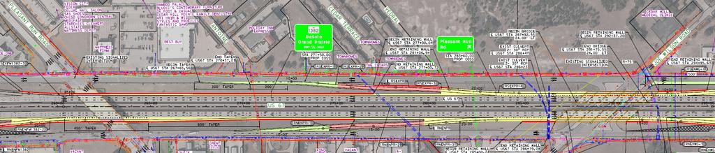 Proposed Ramp Improvements Pleasant Run Rd. to Joe Wilson Rd.