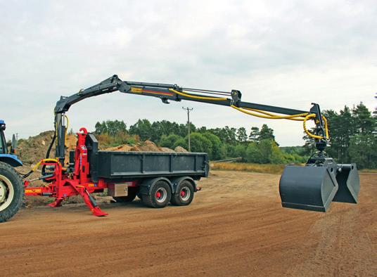 BIGAB Z-CRANE OPTION SUGGESTION BIGAB Z-cranes range offers cranes with the reach from 6,6 to 8 m.