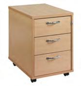 drawers astors Height: 474mm R2F R3F OE 2 and 3 rawer Mobile Pedestals 252F with 1 filing & 1 shallow drawer ccepts both 4 & foolscap files astors
