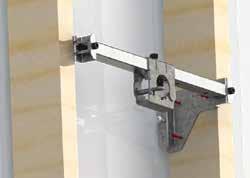 is able to be installed prior to the ceiling tile installation, preventing the