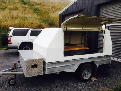 The chassis, and trailer sides and tailgate are in very good condition and it has a 50mm locking tow bar. Tyres are brand new and it comes with a spare wheel and a fitted jockey wheel.