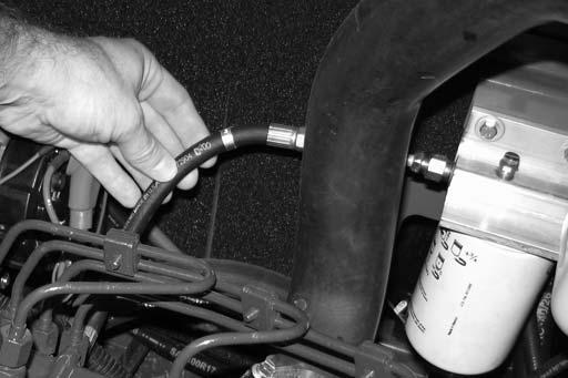 FOR SAFETY: When servicing machine, keep flames and sparks away from fuel system service area.