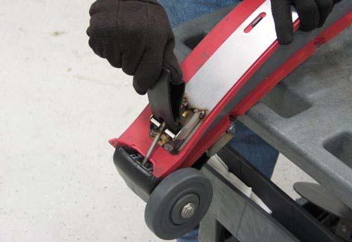 key. Check the squeegee blades for damage and wear daily.