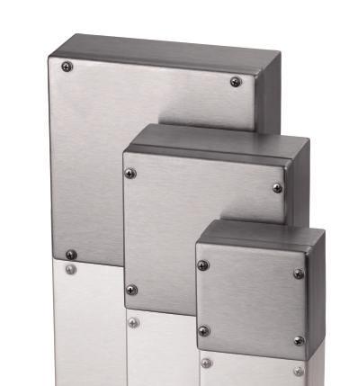 D W S1 S2 H Stanadard Sizes of Encosures - Series A (With All Side Bolting) Stainless Steel Enclosures with Bolted Door Model Accessories* H W D S1 S2** 3 15 15 01 10 80 01 3 150 150 100 1.2 1.