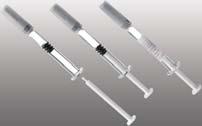 Introduction of syringes in a BD Preventis security device. Thermo transfer or inkjet printer.