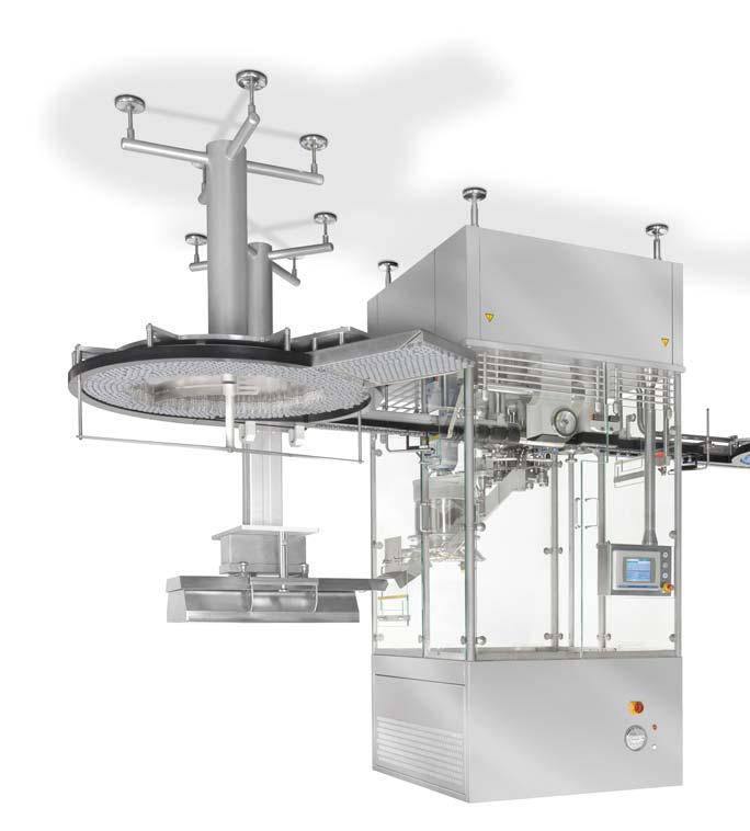 HSL-Cap High speed vial closing machines. Minimal particle generation during sealing.