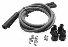 109913 109915 109914 DYNATEK PLUG WIRE Grey silicone, 8mm Supplied with finished spark plug boot ends and loose coil terminals to allow the final length to be determined by the user 217638 19.