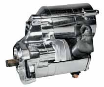 4kW and approximately 50% higher torque and shaft speed than the original starter New motor design, so it is more compact than the original and does not require the rear bracket.