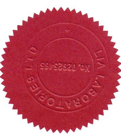 LIA Laboratories Limited Certificate of Test Reference LH1014B This is to confirm that: S Lilley & Son Ltd 80 Alcester Street Birmingham West Midlands B12 0QE Model Reference(s): 7701E/AB123,