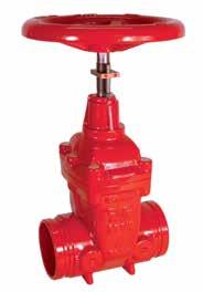 OS&Y gate valves with flanges are used in above ground installations, where the rising stem design makes it easy to recognise the wedge position, open or closed,