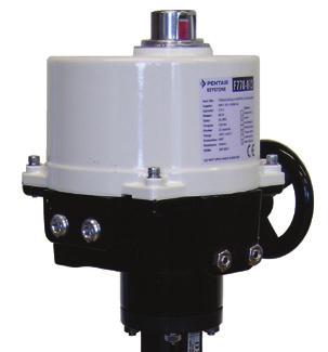 The compact electric actuator for quarter turn (90 ) valve operation providing a torque range from 35 to 4500 Nm Features Aluminium housing with ESPC coating Optimized mounting interface for direct