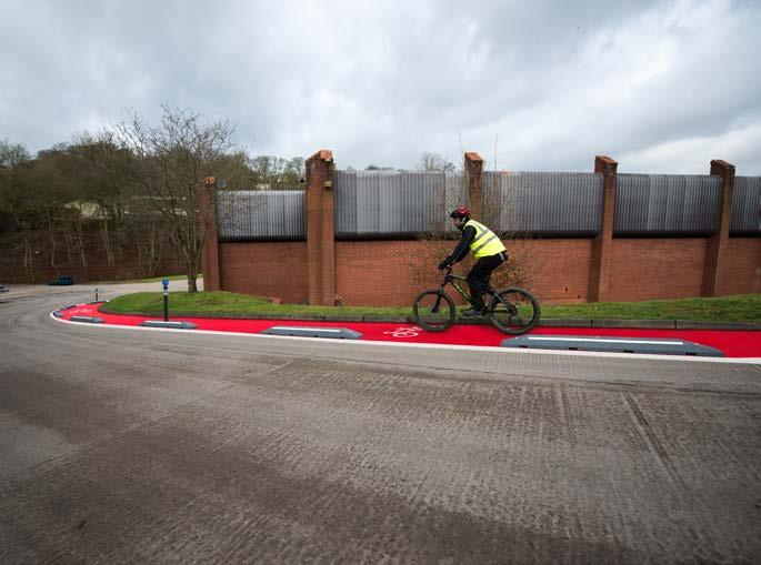 CYCLE LANE DEFENDERS Fit in minutes not hours Highways range of rubber cycle lane