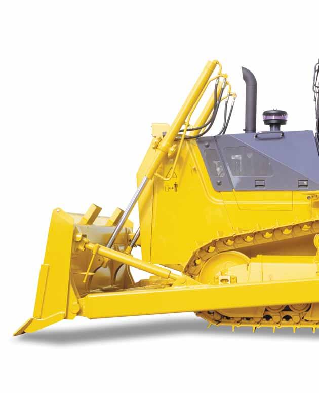 C RAWLER D OZER WALK-AROUND Komatsu-integrated design for the best value, reliability, and versatility. Hydraulics, power train, frame, and all other major components are engineered by Komatsu.