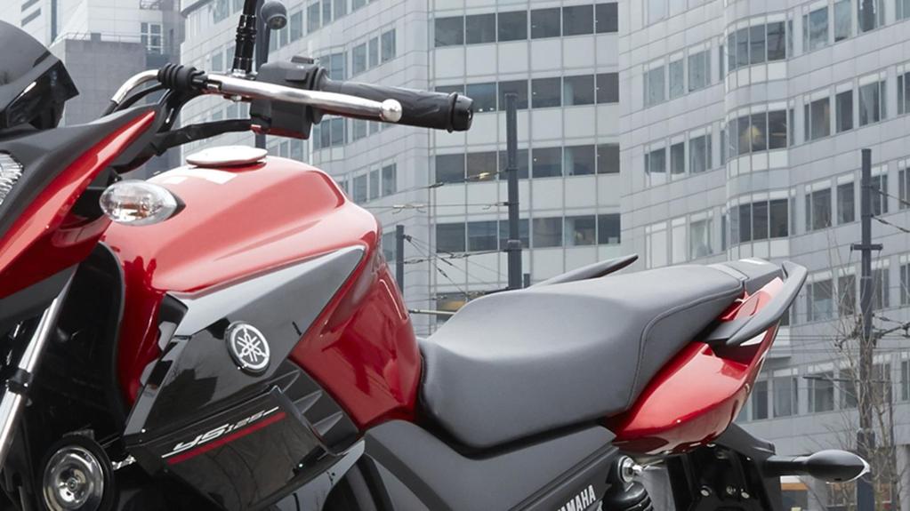 as standard. With its long-range 14litre fuel tank the has the potential to cover over 300 km between fuel stops, giving you the freedom to ride easily, quickly and economically.