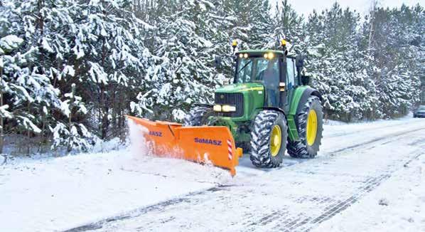 V - TYPE SNOW PLOW OLIMP with inclined clearing bars and hydraulic overload protection Standard Equipment OLIMP 2 independent shields Stepless hydraulic adjustment of the shield Inclined clearing