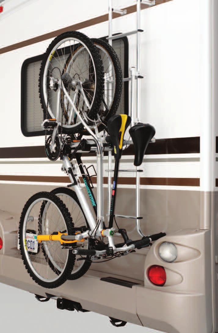 15 RV / LADDER MOUNTED BIKE RACK SURCOINC.COM RV Multiple possibilities. Carry your bike anywhere.