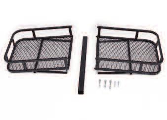 Easily folds up any manufactures 2" hitch basket rack Used to fold up all 2"
