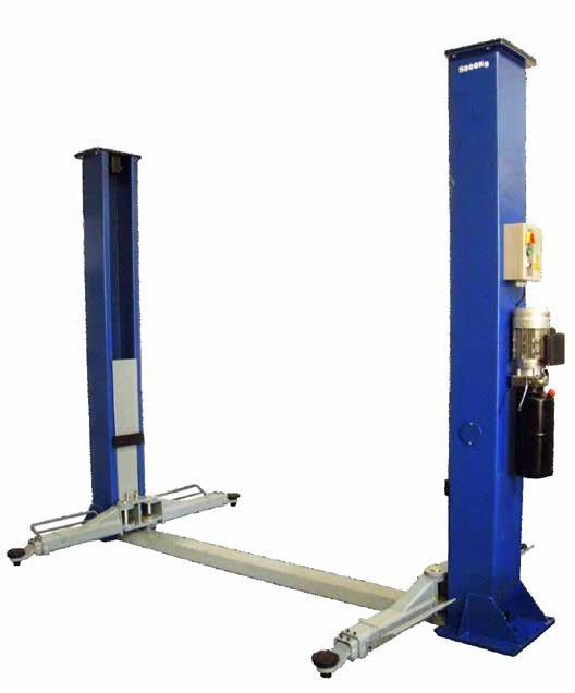 AS-6150A Twin Hydraulic Ram, 2 Post Lift This lift is ideal for