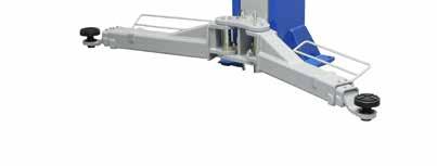 Lifting capacity 5000Kg Lift height 1900mm Minimum height 120mm 3 stage lifting arms Safety locks in each post Lift