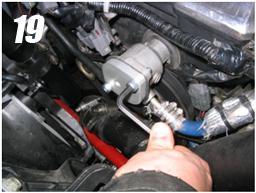 18) Once removed you need to ensure you clean any old gasket material to ensure no future