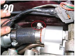 19) Before installing the front block-off plate we recommend installing the 2 1/8npt