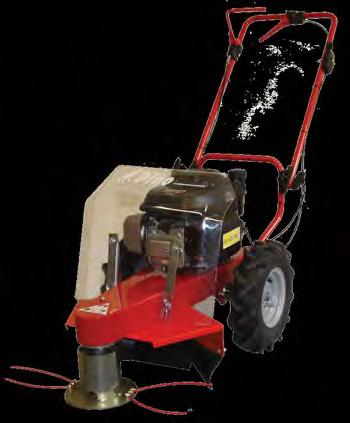Cutting & Clearing Wheeled Strimmer The Dino T is a self-propelled wheeled strimmer capable of making light work of overgrown weeds and
