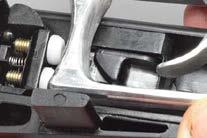 We can see that the trigger guard is fitted, however there is a large gap between it