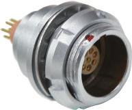 Ø B e FLO I B Series Connector Type Connector Type EE 180 Female Panel with Slotted Nut (Front Fasten) L max. N E max.