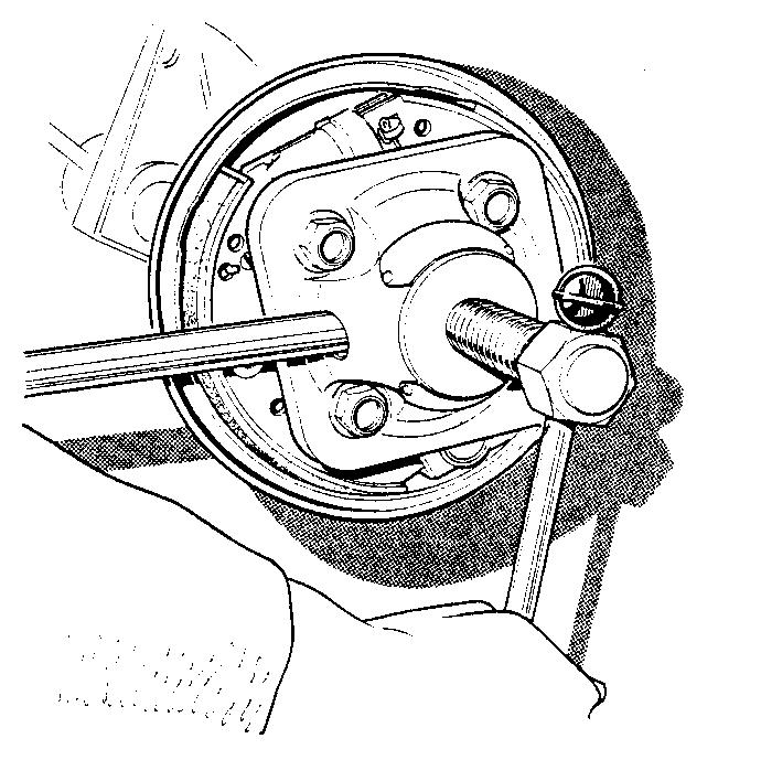 clearance from the outside face of the collar to the end of the half shaft taper. If on removing the hub, the hub key comes away with it, it should be driven out with a suitable drift. 13.