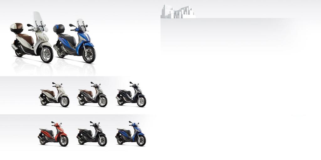 ACCESSORIES TECHNICAL DATA SHEETS WINDSHIELD TOP FAIRING PAINTED TOP BOX PAINTED MAXI TOP BOX TOP BOX BACK REST MEDLEY i-get 125 ABS MEDLEY i-get 150 ABS Engine Piaggio i-get 4-stroke single cylinder