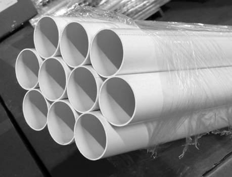 Length - 10 Pieces (1 Bundle) S / 829500411 PVC-White 1 5.54 12.19 100 4 ft.
