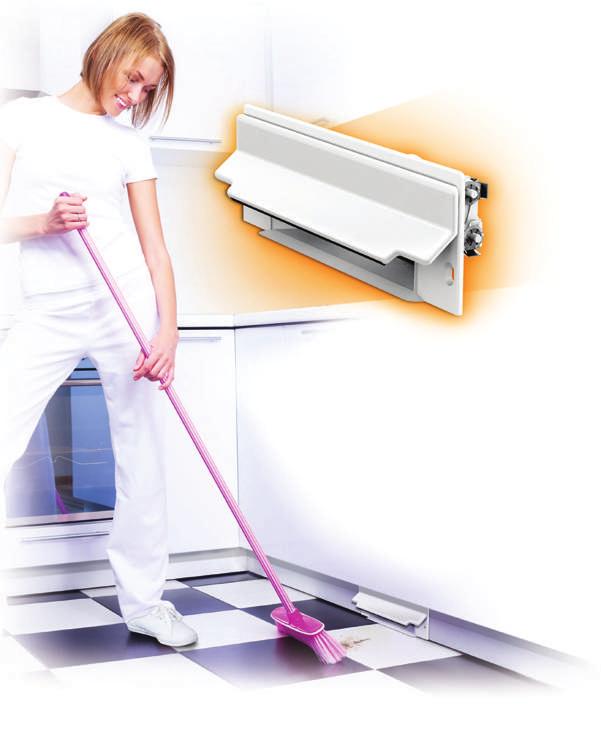 Sweep Inlets Easy operation The Easy Open-N- Horizontal rear outlet for easy installation