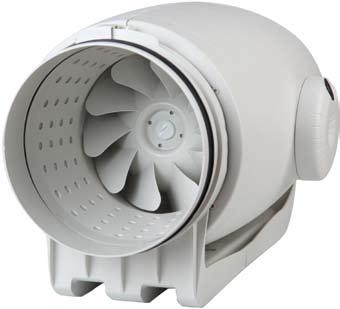 IN-LINE MIXED LOW DUT ANS ultra-quiet Series (1 to models) Low profile Mixed-flow fans with sound-absorbent insulation. Extremely quiet.