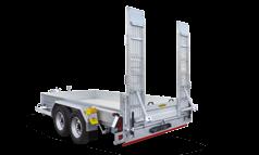 5 Drive-up angle 15 15 (all specifications are approximate) The Humbaur construction machine transporter HS impresses with its low tare weight and the resulting high payload.