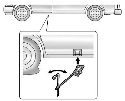 10-72 Vehicle Care Rear Flat: Assemble the jack (A) together with the