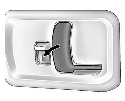 To open the rear portion of a 60/40 door from the outside, pull the handle on the side of the rear door and pull the door toward you.