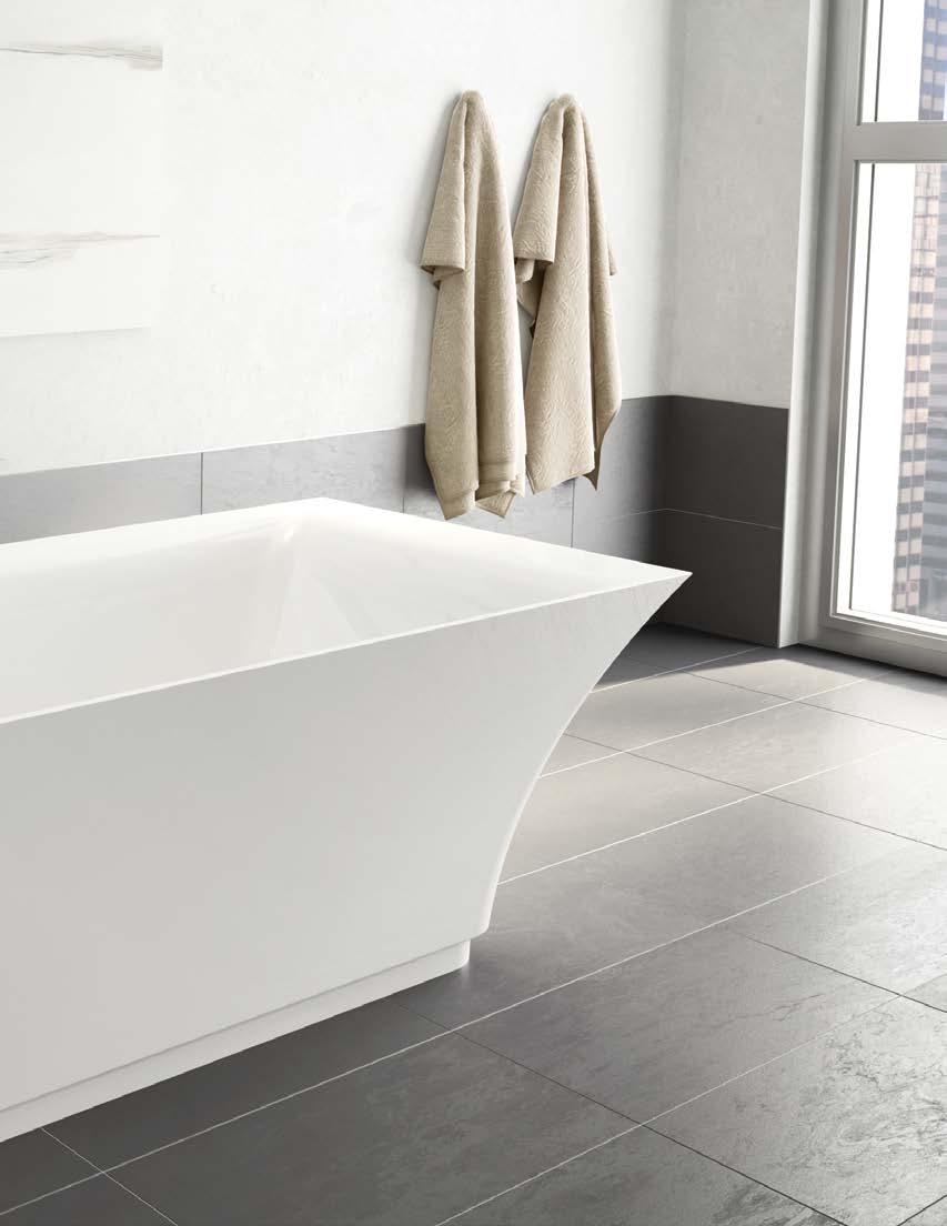 a harmony of design, style and quality We at Fleurco understand the importance of locating, positioning and installing of your freestanding Aria tub.