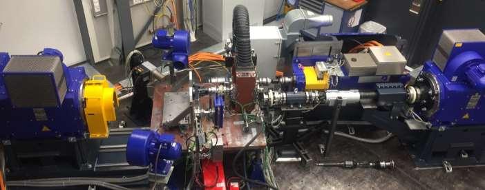 850 Nm HV-Emulator up to 500kW Test bed transmission speed up (ratio *2,1 and 3,6 available) Test