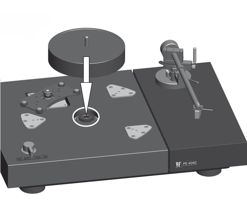 3. Set-up and assembly Your new Perpetuum Ebner turntable is a sub-chassis turntable and is therefore mostly insensitive to external shocks.