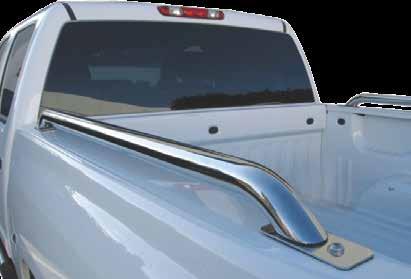 truck bed Truck Bed Rails stake pocket mount Constructed from T304 stainless steel Easy do-it-yourself installation Custom fit for each application 2 diameter tubing Available in polished 304