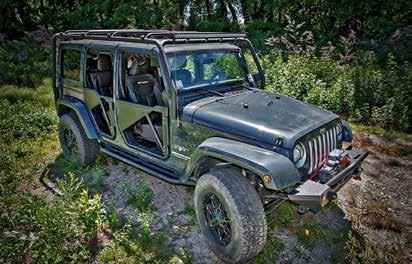 TrailFX Jeep products Limited 3 year warranty Textured Black Part # Year Model J021T 07-18 Wrangler JK (2 Dr) J029T 07-18 Wrangler JK