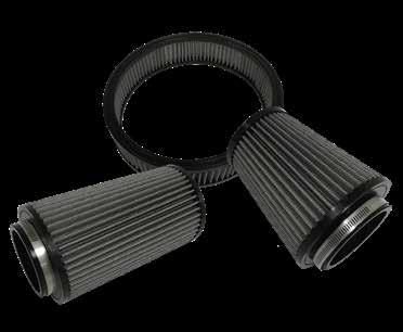 particles Increased air flow and fuel mileage Washable allowing filter to be reused over and over again Limited 90 day