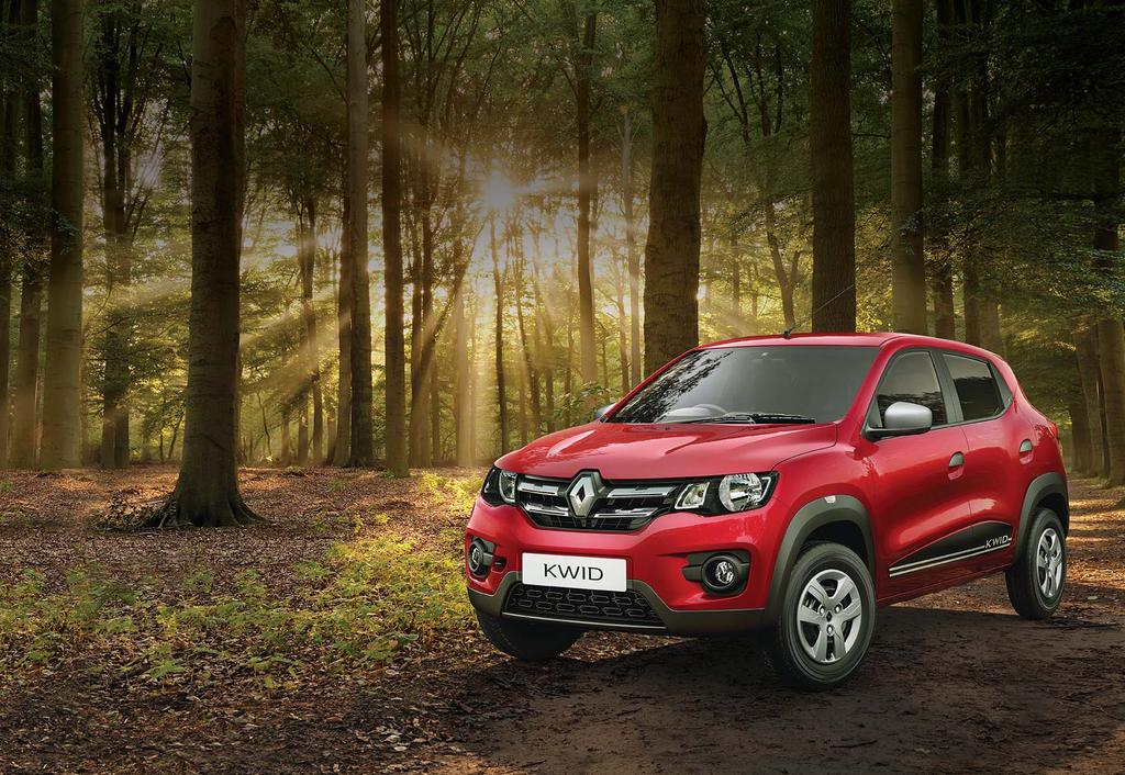 READY FOR ANYTHING Explore what the road has in store for you, with the new feature-loaded Renault KWID. It offers a high driving position and greater visibility that gives you better control.